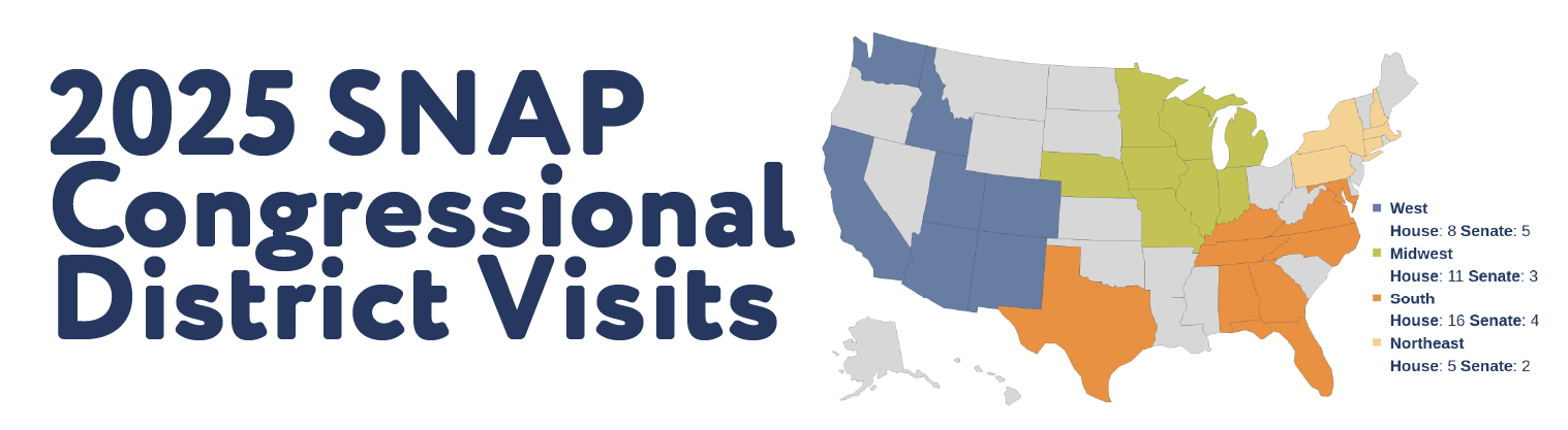 2025 SNAP Congressional District Visits Logo